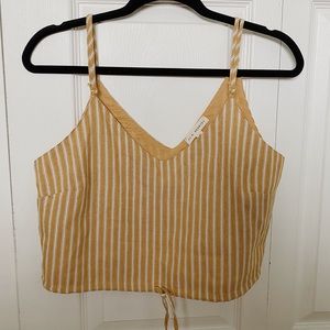 pacsun / La hearts tie crop top